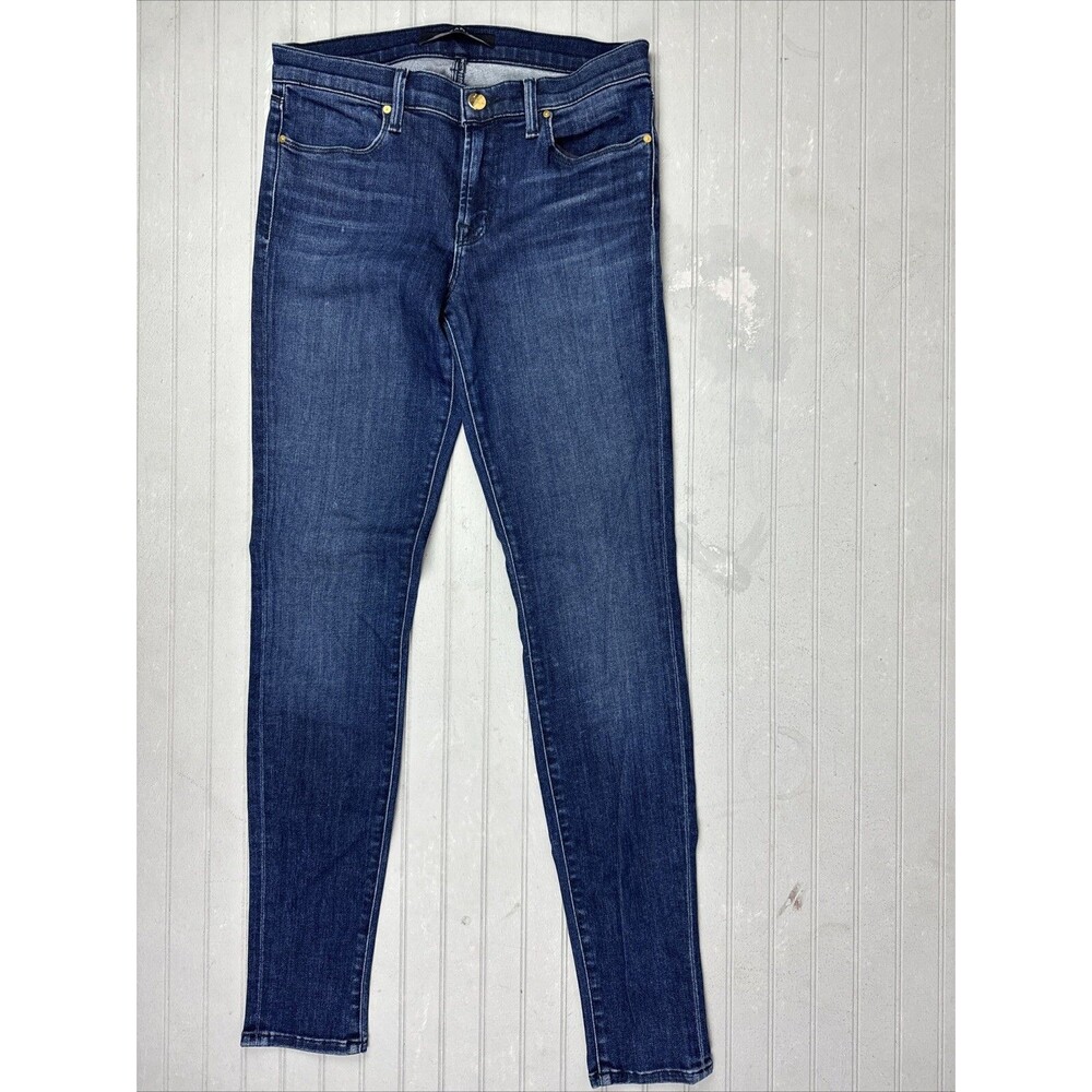J Brand Size 27 Womens Jeans Super Skinny Low Rise Dark Wash Stretch